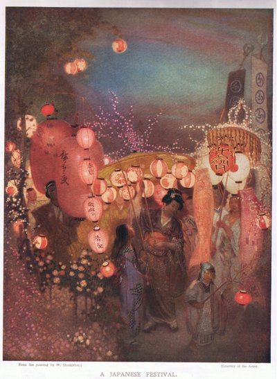 A Japanese Festival by William Shackleton